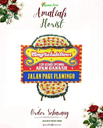 Bunga Papan Congratulation di Purwosari